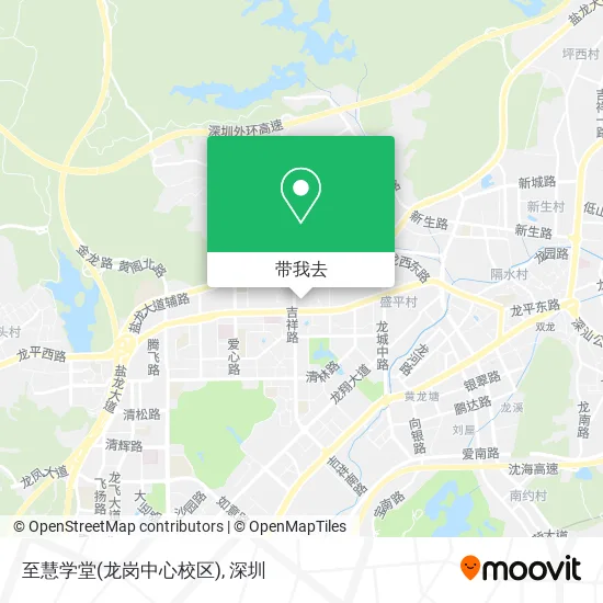 至慧学堂(龙岗中心校区)地图