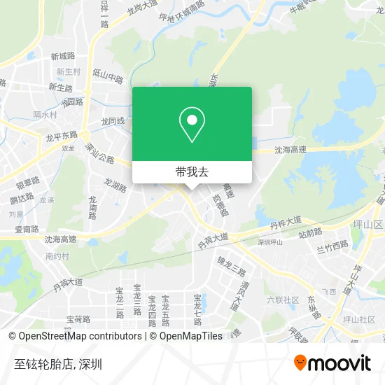 至铉轮胎店地图