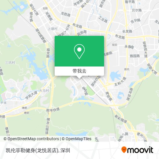 凯伦菲勒健身(龙悦居店)地图