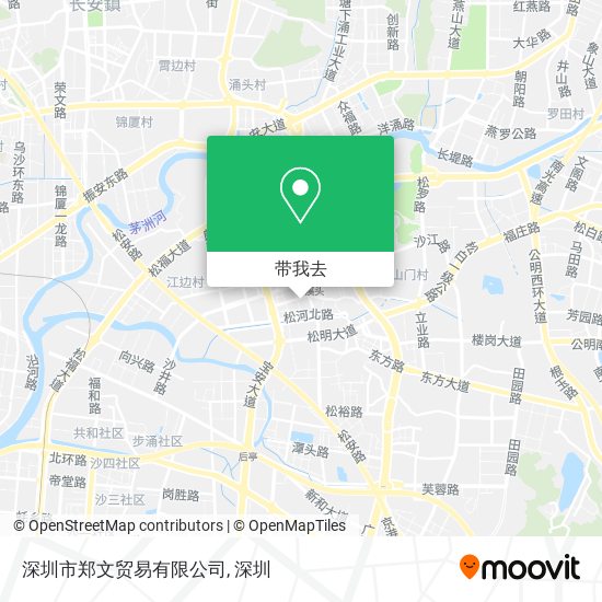 深圳市郑文贸易有限公司地图