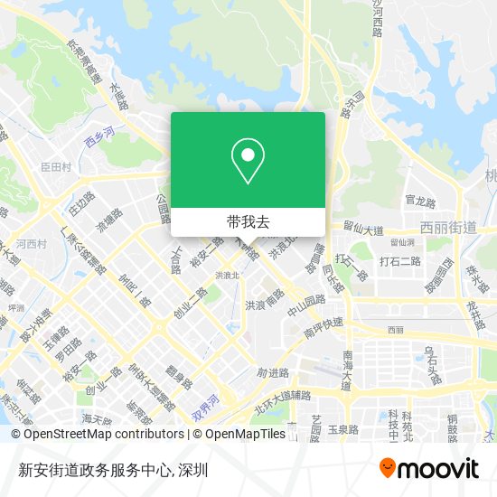 新安街道政务服务中心地图