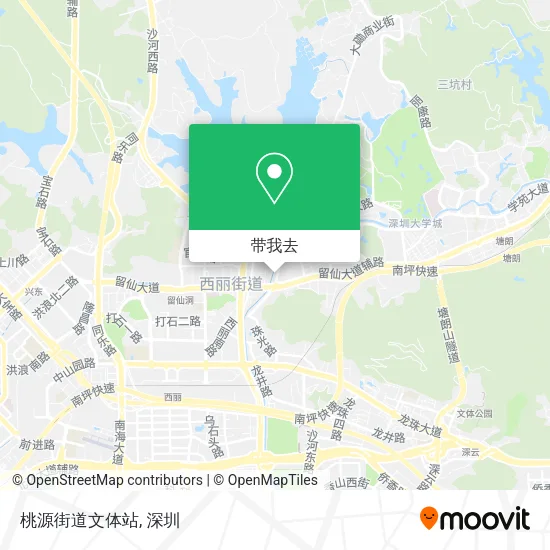 桃源街道文体站地图