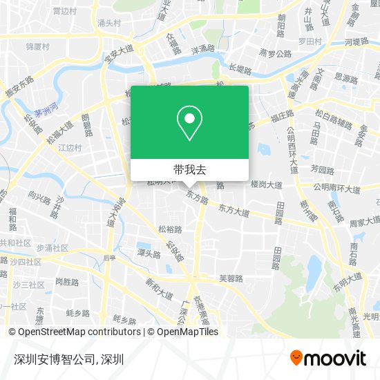 深圳安博智公司地图