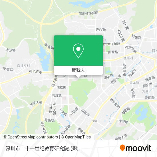 深圳市二十一世纪教育研究院地图