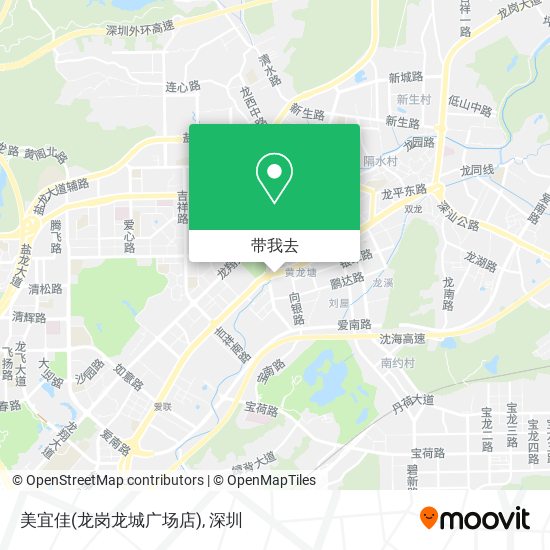 美宜佳(龙岗龙城广场店)地图