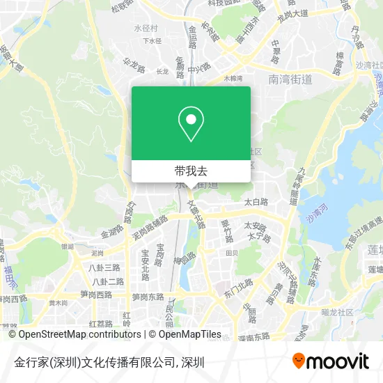 金行家(深圳)文化传播有限公司地图
