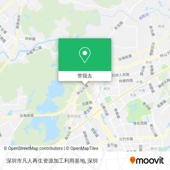深圳市凡人再生资源加工利用基地地图