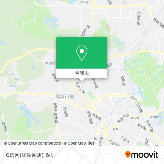 Q房网(观湖园店)地图