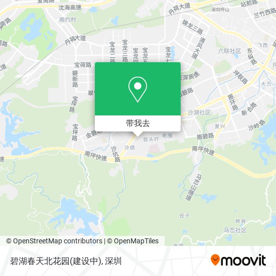 碧湖春天北花园(建设中)地图