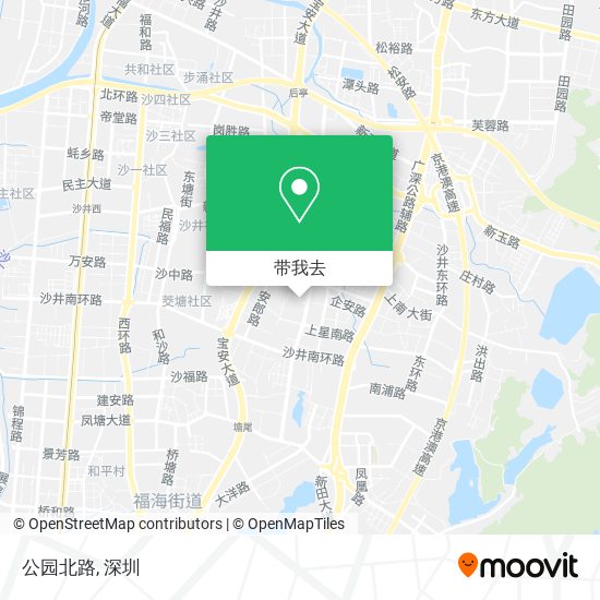 公园北路地图