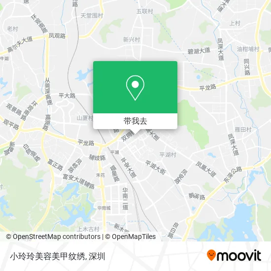 小玲玲美容美甲纹绣地图