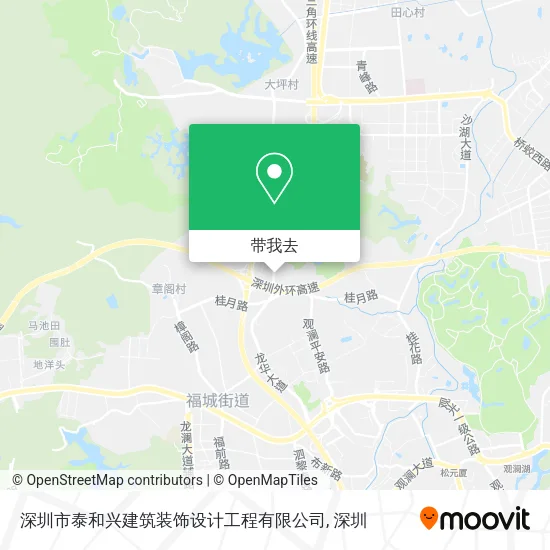 深圳市泰和兴建筑装饰设计工程有限公司地图