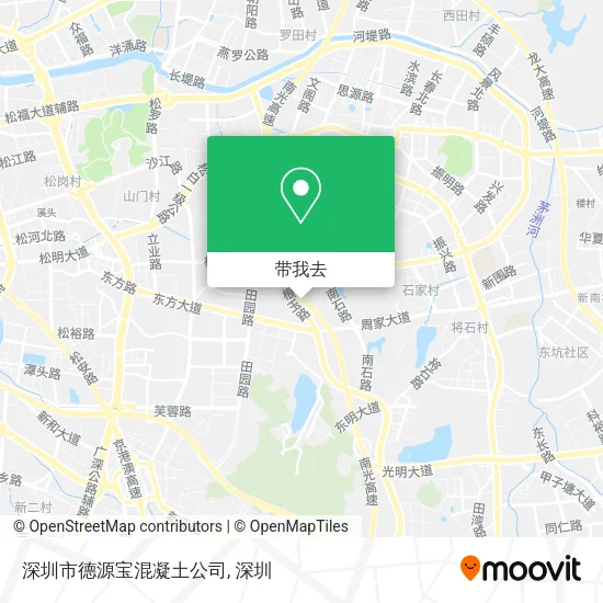深圳市德源宝混凝土公司地图