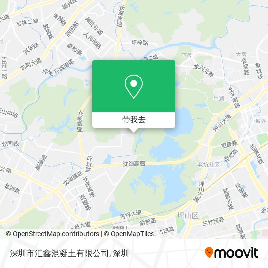 深圳市汇鑫混凝土有限公司地图