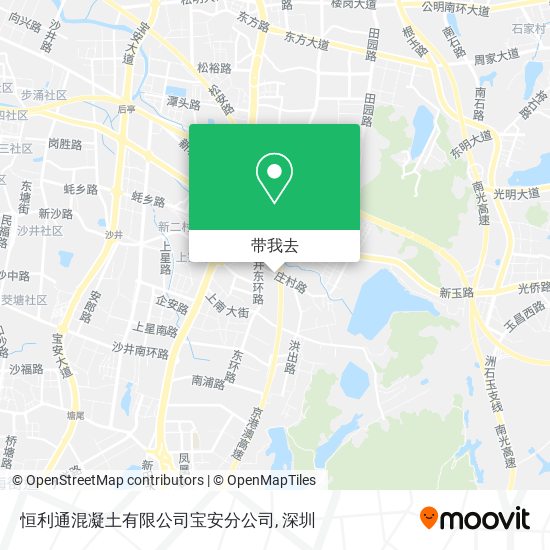 恒利通混凝土有限公司宝安分公司地图