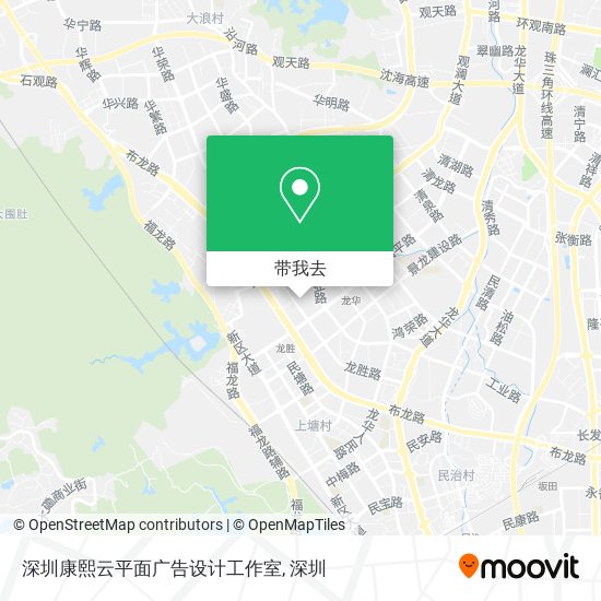 深圳康熙云平面广告设计工作室地图