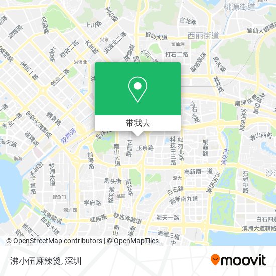 沸小伍麻辣烫地图
