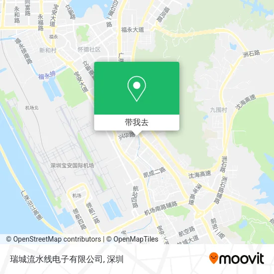 瑞城流水线电子有限公司地图