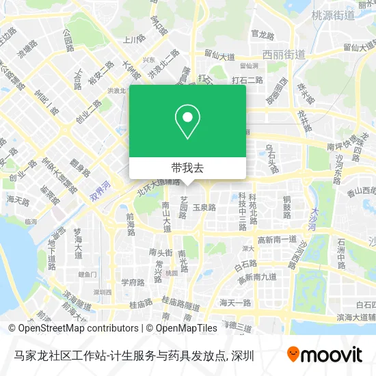 马家龙社区工作站-计生服务与药具发放点地图