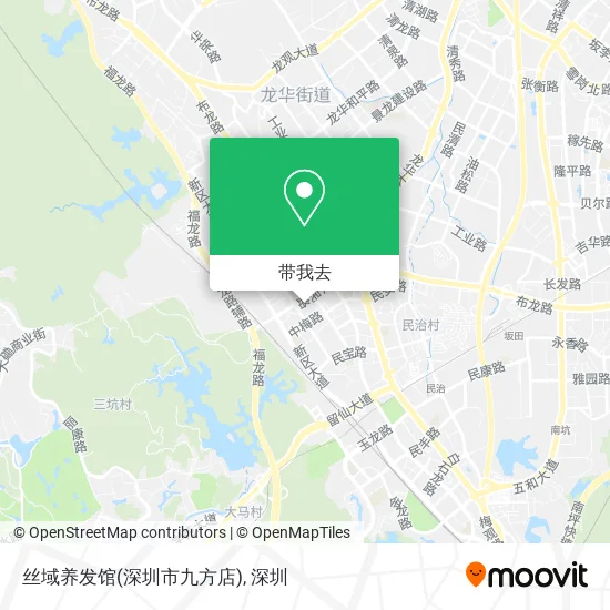 丝域养发馆(深圳市九方店)地图
