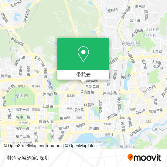 荆楚应城酒家地图