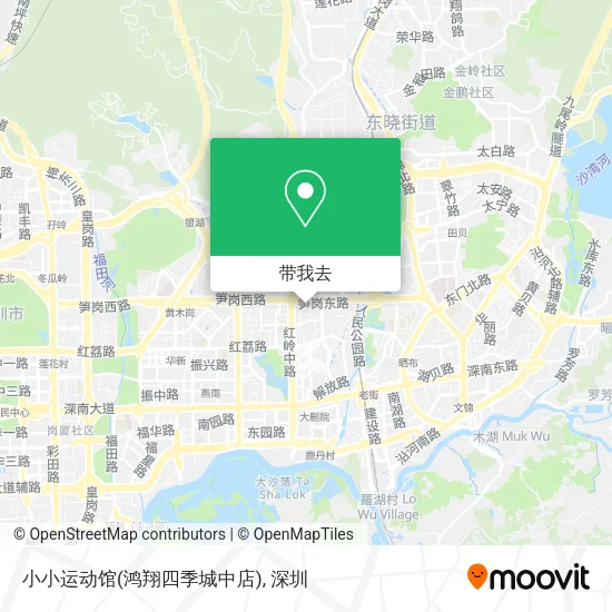 小小运动馆(鸿翔四季城中店)地图