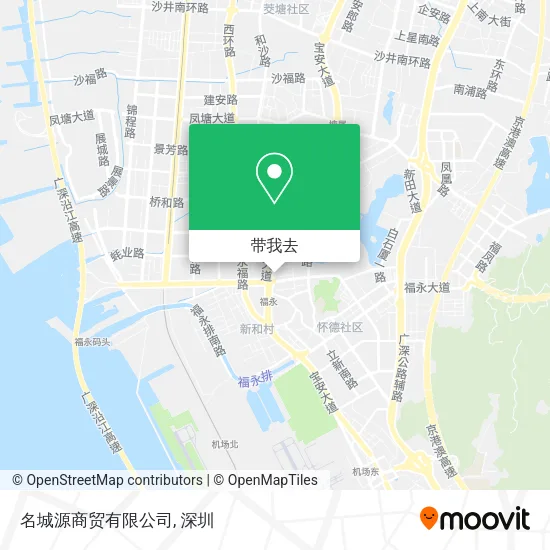 名城源商贸有限公司地图