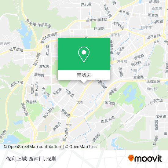 保利上城-西南门地图
