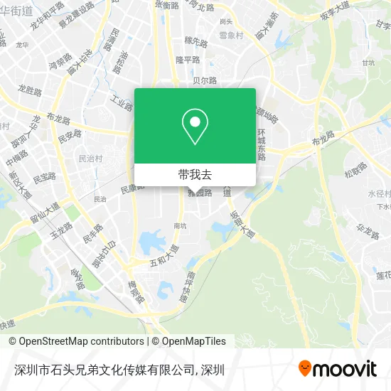 深圳市石头兄弟文化传媒有限公司地图