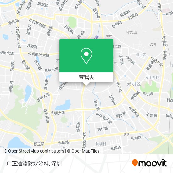 广正油漆防水涂料地图