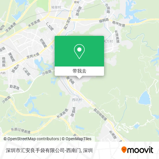 深圳市汇安良手袋有限公司-西南门地图