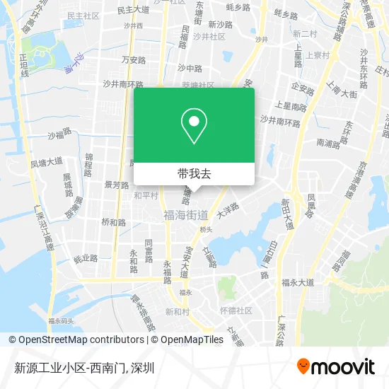 新源工业小区-西南门地图