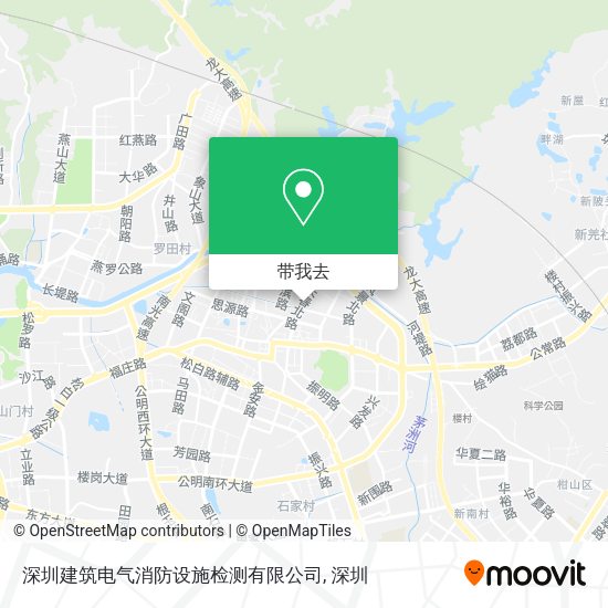 深圳建筑电气消防设施检测有限公司地图