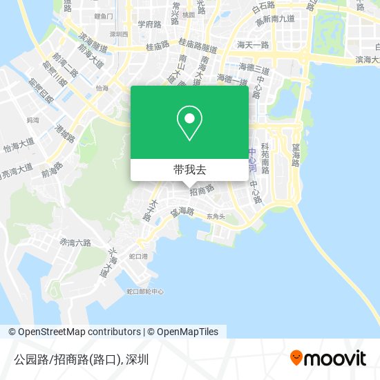 公园路/招商路(路口)地图