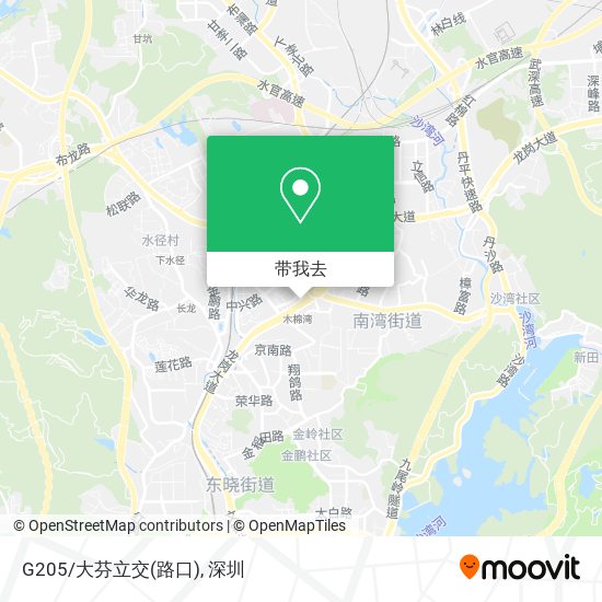 G205/大芬立交(路口)地图