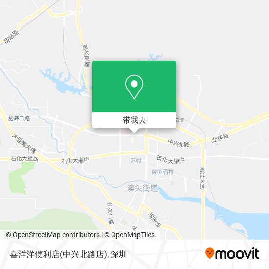喜洋洋便利店(中兴北路店)地图