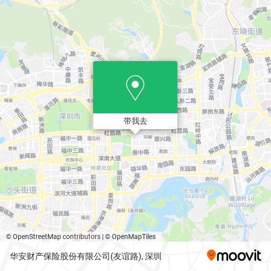 华安财产保险股份有限公司(友谊路)地图