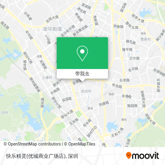 快乐精灵(优城商业广场店)地图
