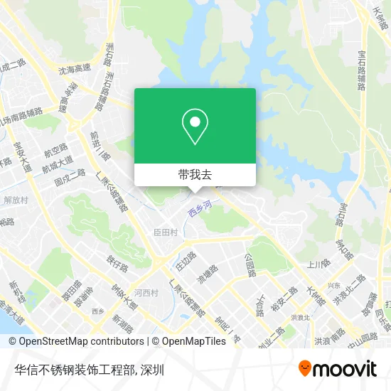 华信不锈钢装饰工程部地图