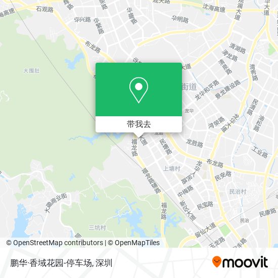 鹏华·香域花园-停车场地图