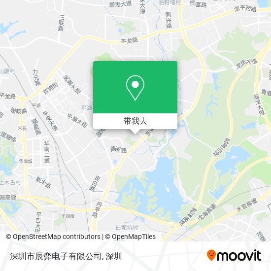 深圳市辰弈电子有限公司地图