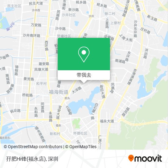 孖肥Hi锋(福永店)地图