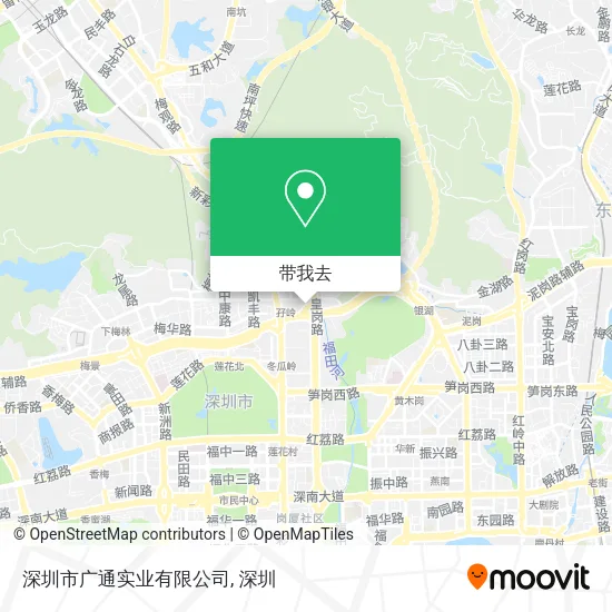 深圳市广通实业有限公司地图
