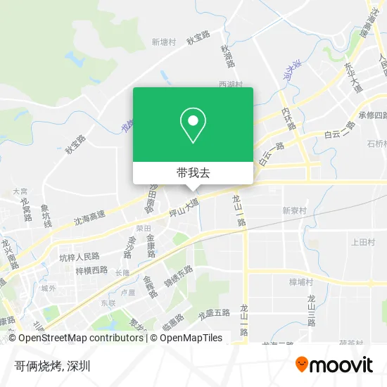 哥俩烧烤地图