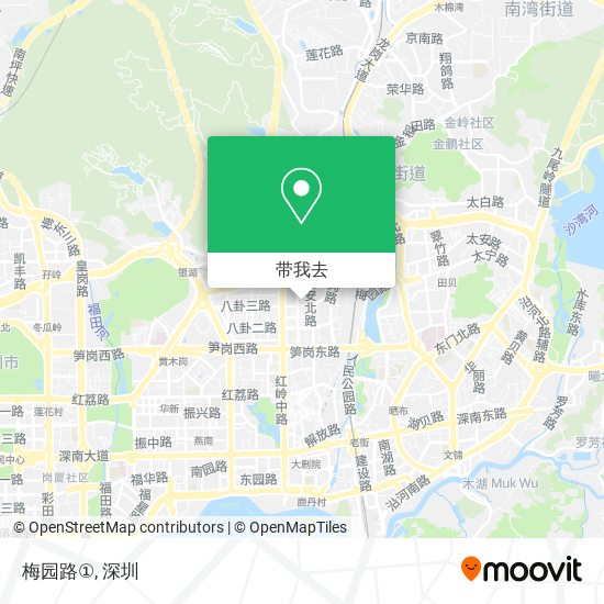梅园路①地图