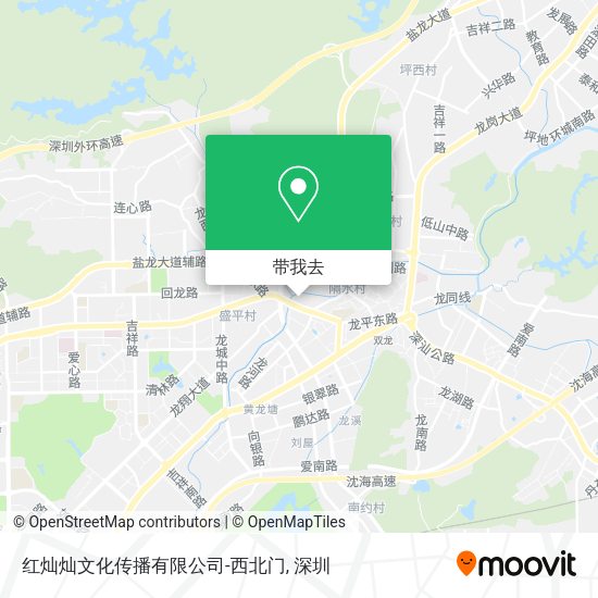 红灿灿文化传播有限公司-西北门地图
