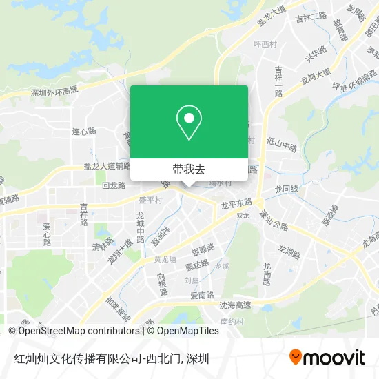 红灿灿文化传播有限公司-西北门地图