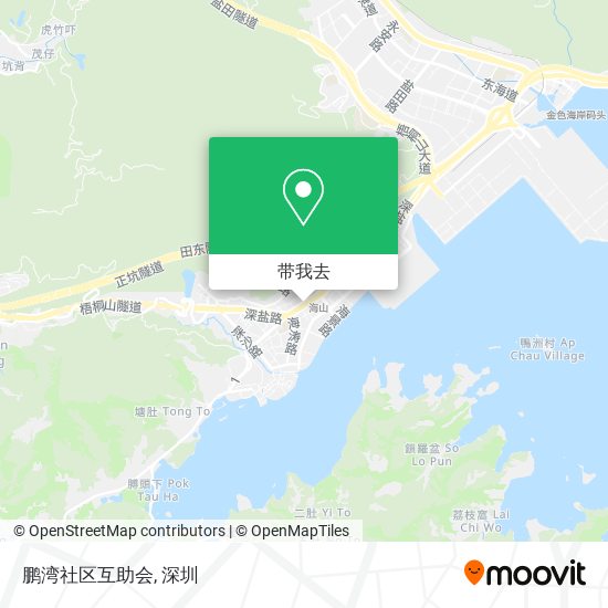 鹏湾社区互助会地图