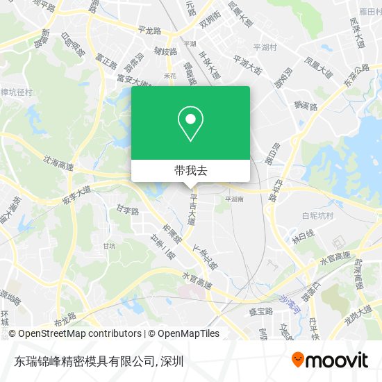东瑞锦峰精密模具有限公司地图
