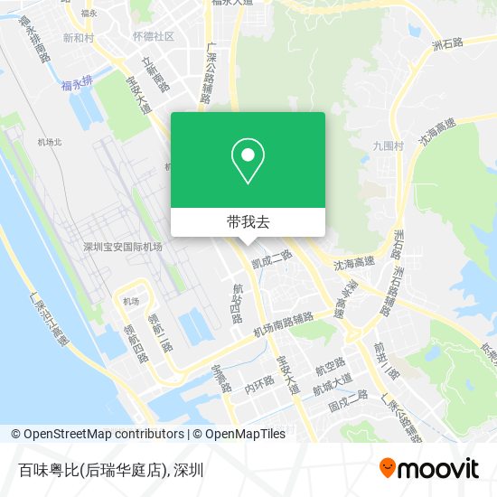 百味粤比(后瑞华庭店)地图